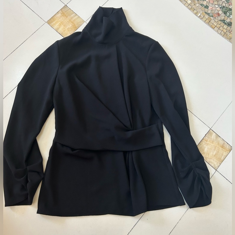 Zara High Neck Blouse
